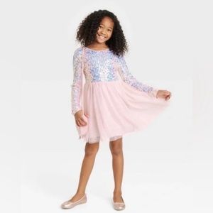Sequin Girls Dress